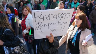 “Hay mucha bronca en la docencia santafesina”, apuntó Almirón, vocero de Amsafé.