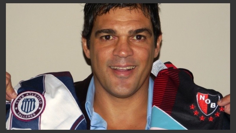 Maidana y sus dos amores en el fútbol: Talleres y Newell's. 