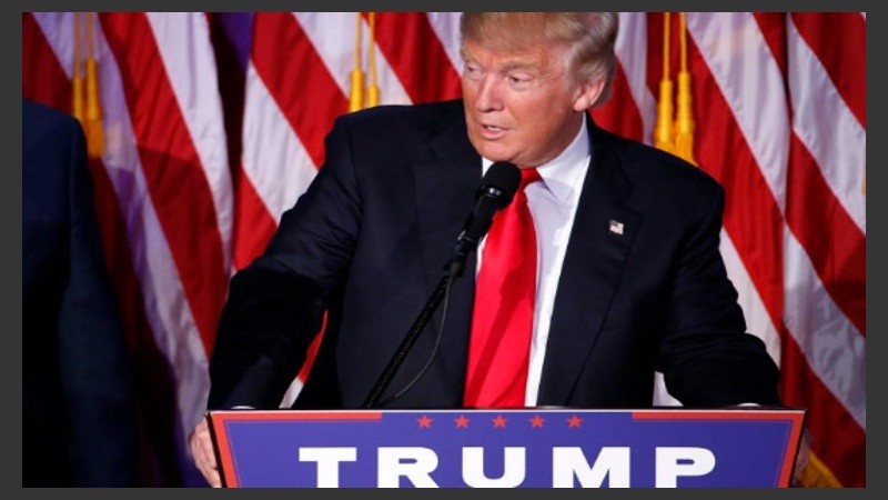 Trump ganó las elecciones. 