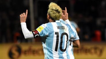 Messi y un mensaje al cielo para Vecchio.