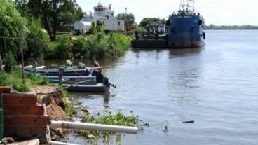 El hallazgo fue en la zona ribereña de El Mangrullo.