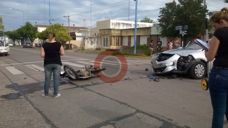 Fanti e Ituzaingó, el lugar del choque.  