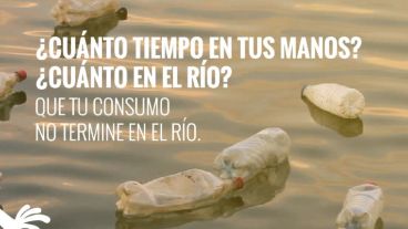 La convocatoria a la jornada de limpieza del río Paraná