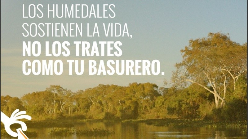 La convocatoria a la jornada de limpieza del río Paraná 