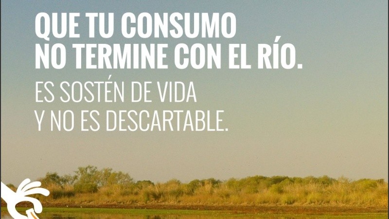 La convocatoria a la jornada de limpieza del río Paraná 