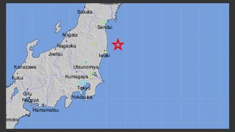 El terremoto sacudió las costas japonesas.