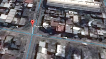 Matienzo y Cerrito, la zona donde se registró el intento de asalto.