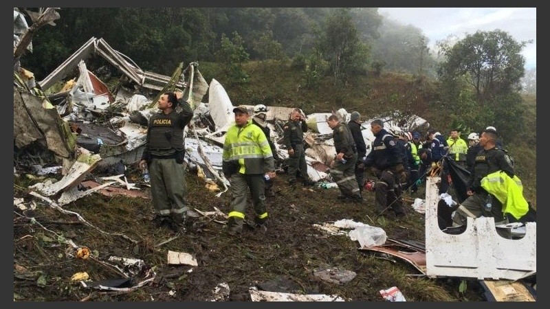 La magnitud del accidente a la luz del día después. 