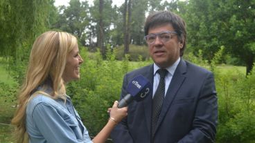 El presidente del grupo Televisión Litoral, Gustavo Scaglione, presente en el cierre de Cultura Más Vos.