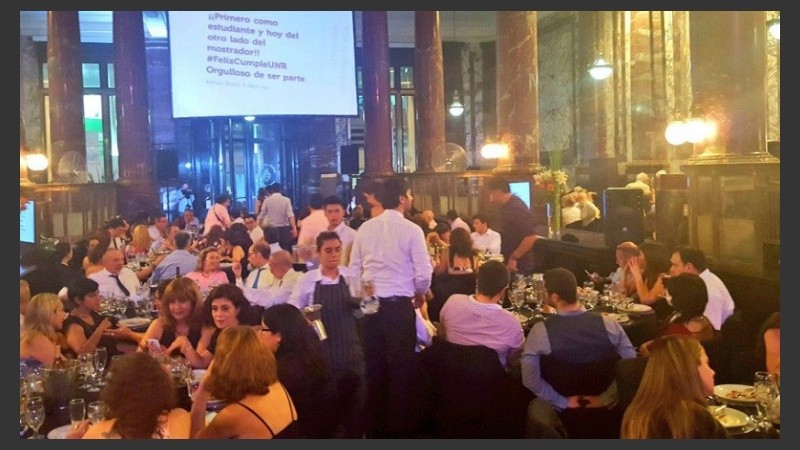 La cena se realizó en el ECU de San Martín al 700.