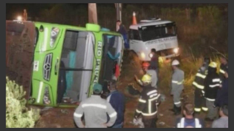 Impactante imagen del accidente en Brasil. 