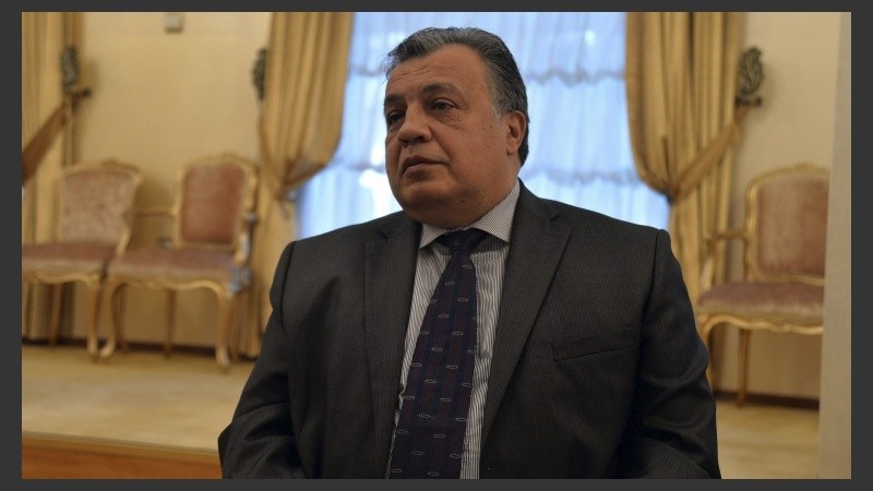 Andréi Karlov, durante una reunión en Ankara, Turquía.