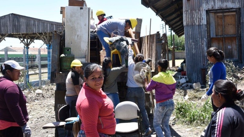 La mudanza se completó este martes.