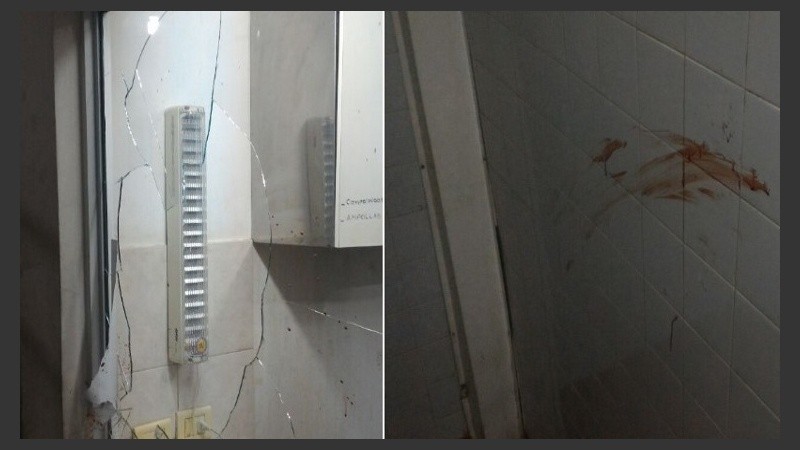 La guardia del Hospital de Niños Zona Norte donde se vivió el violento episodio.