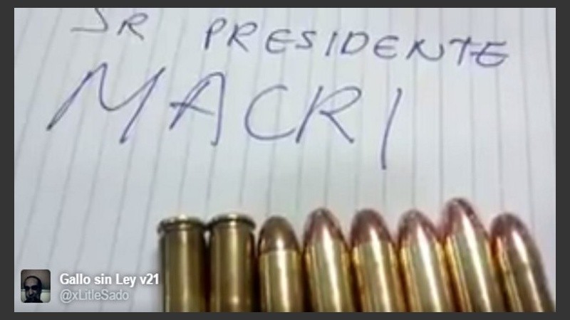 Parte del video difundido por Twitter. 