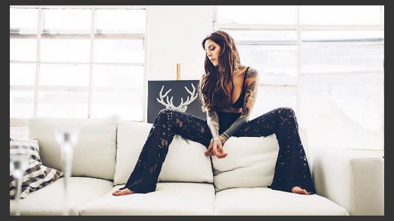 Cande es una amante de los tatuajes y los muestra en Instagram.