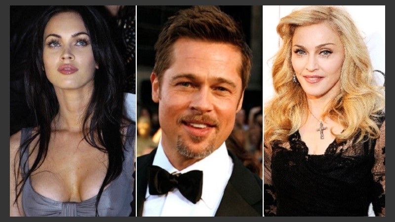 Megan Fox, Brad Pitt y Madonna: bellos, ricos y tan miedosos como cualquiera.