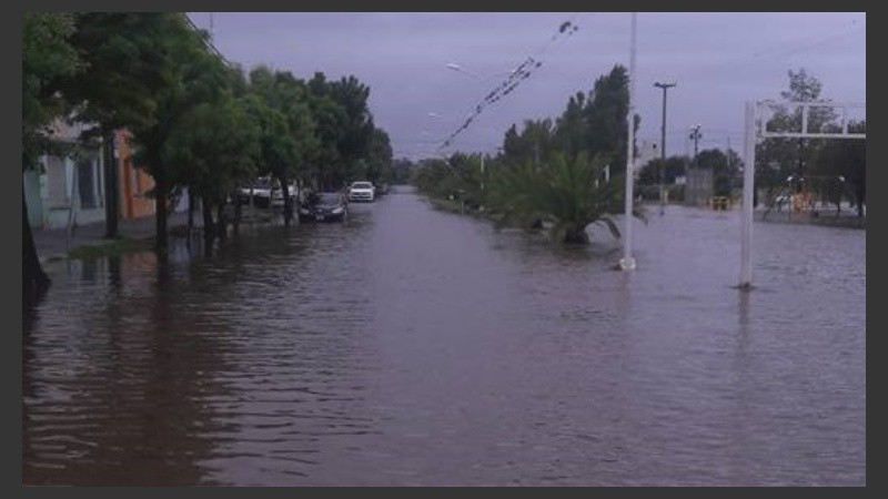 Imagen de María Teresa, una de las localidades más afectadas por el temporal.