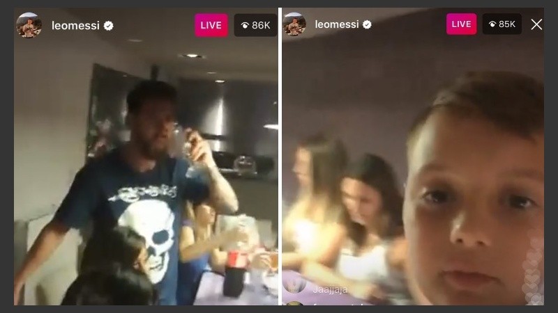 Sin querer queriendo, los Messi en directo para todo el mundo.