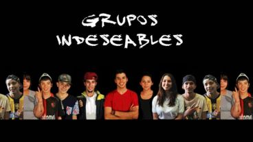 Una imagen de la intervención “Pibes indeseables”.