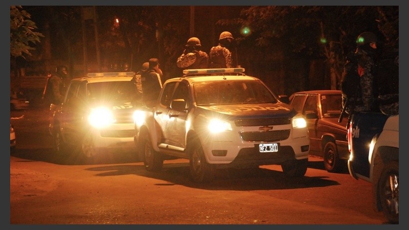 El gobierno provincial destacó el patrullaje policial en las calles rosarinas.
