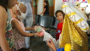 Se entregaron juguetes en distintos puntos de la ciudad.