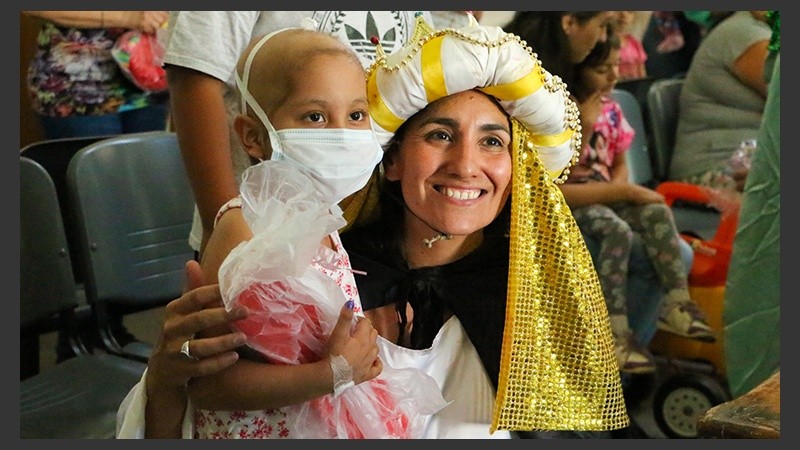 Durante las últimas semanas hubo colecta de juguetes. Los niños, contentos.