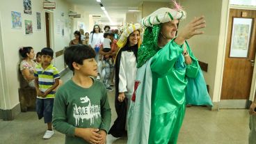 Los Reyes en hospitales. Una jornada solidaria que se repite en los últimos años.