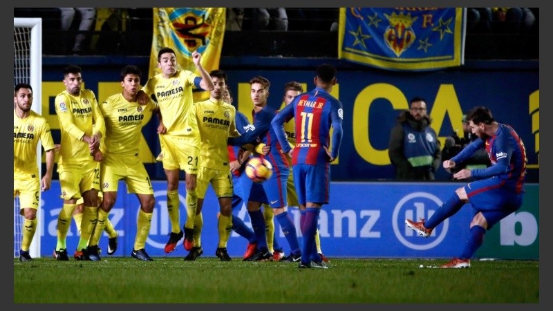 Leo tuvo una sobre el cierre y no falló.