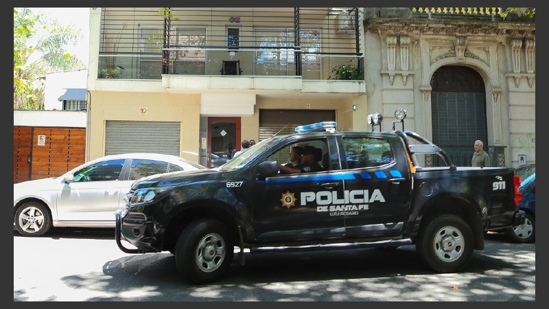 La policía estuvo en el lugar.