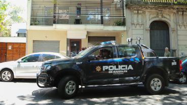 La policía estuvo en el lugar.