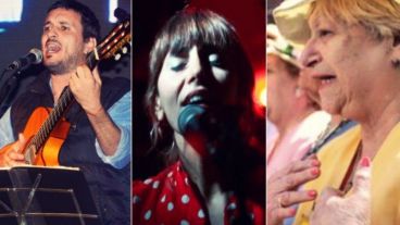 Claudio Ghisio, Mercedes Borrel y Las Serenateras ofrecen sus canciones..