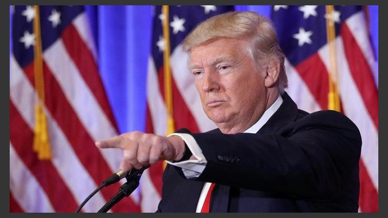 Trump dio este miércoles una conferencia de prensa.