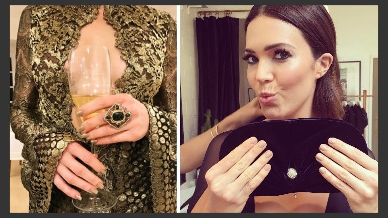 Los dorados y los nude se llevaron todas las miradas.