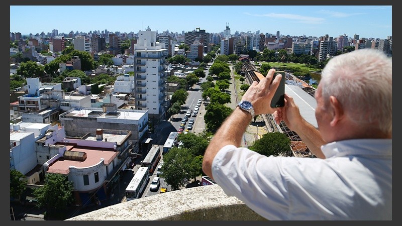 El mirador será abierto al público. Ofrece una vista sin obstáculos de toda la ciudad. (Alan Monzón/Rosario3.com)