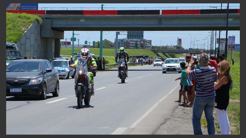 Motos rumbo a Buenos Aires.
