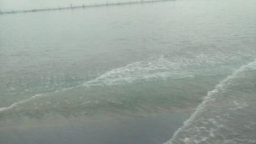 En la zona de Arroyo Seco la autopista estaba totalmente desbordada.