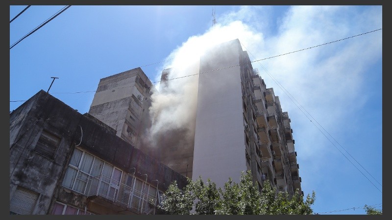 Piso 11 donde se habría desarrollado el incendio.