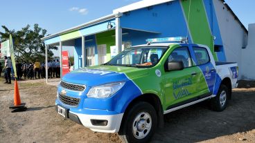 La mujer trabaja en la Policía de Seguridad Vial.
