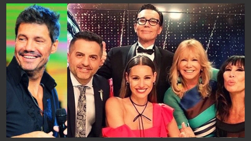 Marcelo Polino, Soledad Silveyra, Moria Casán, Pampita y Ángel de Brito , el jurado del último 