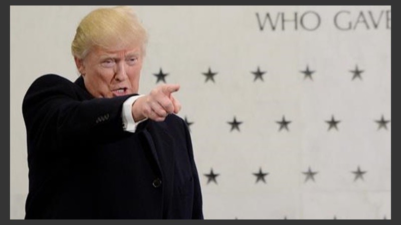 Donald Trump respondió en Twitter a las marchas en su contra.