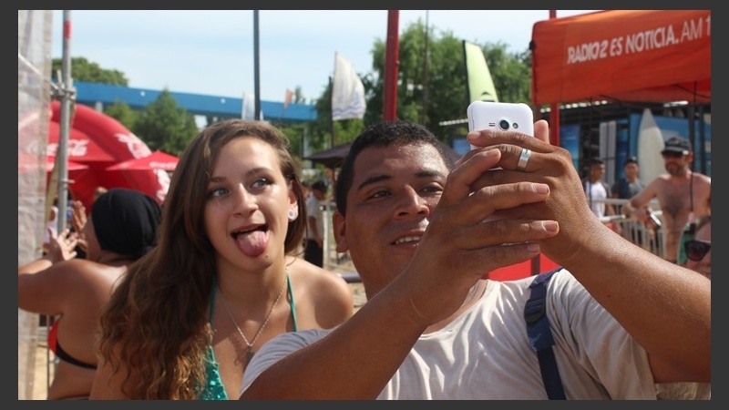 El público cantó y bailó durante toda la tarde.