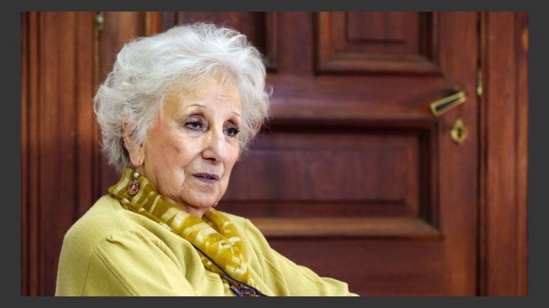 La presidenta de Abuelas de Plaza de Mayo criticó la decisión de Macri