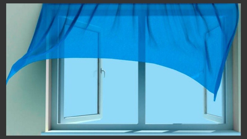Un poco de aire y sol para que refresque la casa. 