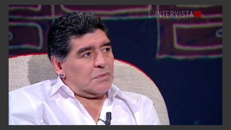 Maradona habló de su relación con las drogas.