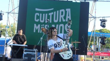 La banda de rock Armus tocó todo su repertorio.
