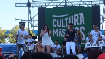 Amapola, una vez más, participó de Cultura Más Vos.