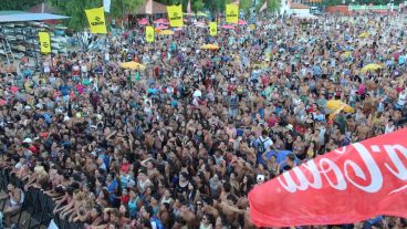 Casi catorce mil personas coparon el balneario La Florida.
