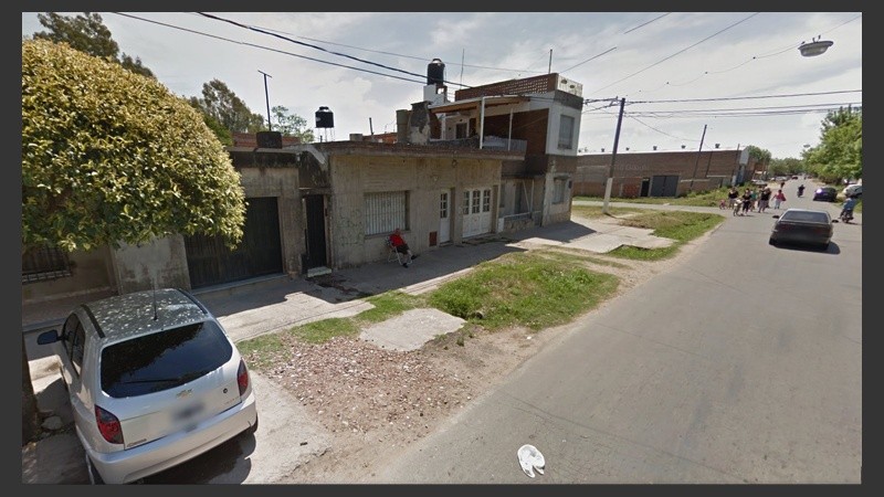 La zona donde ocurrió el homicidio. 