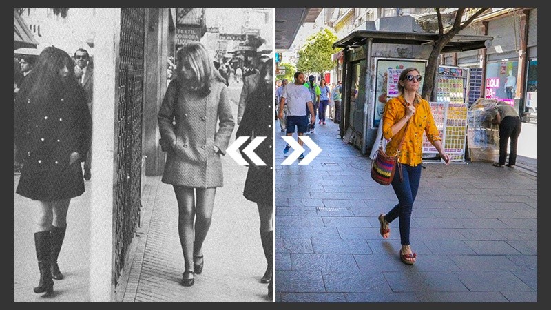 Deslizá el cursor hacia la derecha e izquierda para ver el antes y después de un lugar en Rosario.